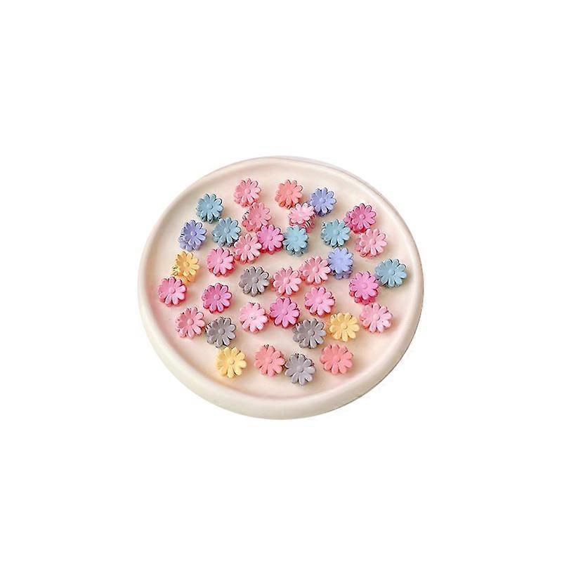 36pcs 아기 소녀 미니 헤어 클로 클립 유아 귀여운 만화 장식 헤어 클립 액세서리 파티