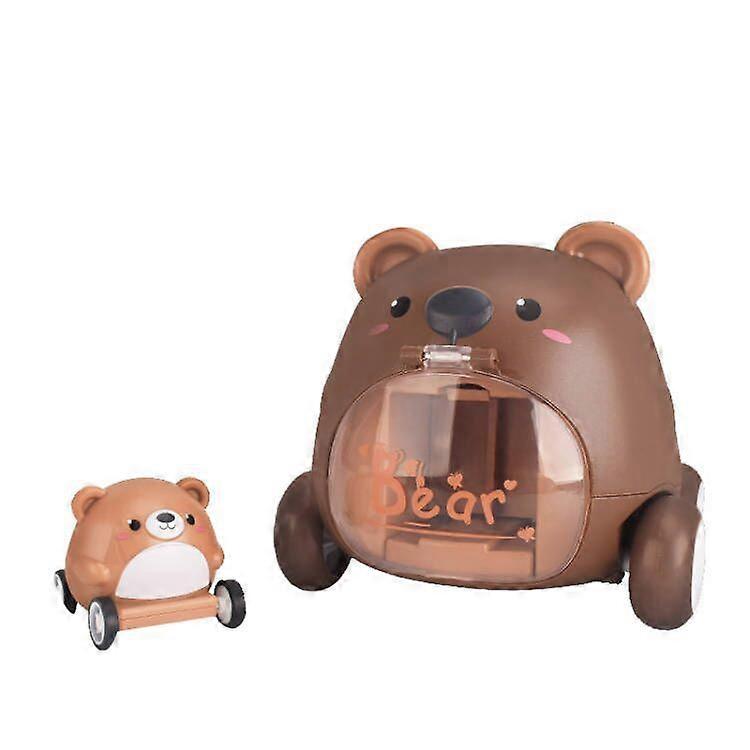 Cartoon mini catapult car popular toy for children