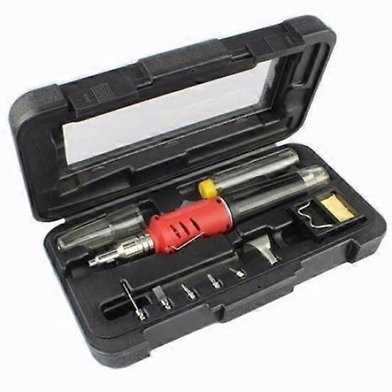 10 in 1 Pro Butane Gas Soldering Iron Set Hot Welding Kit Torch 1300 Degree