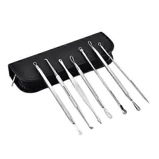 7Pcs Blackhead Remover Tool Kit Acne Needle Set for Face