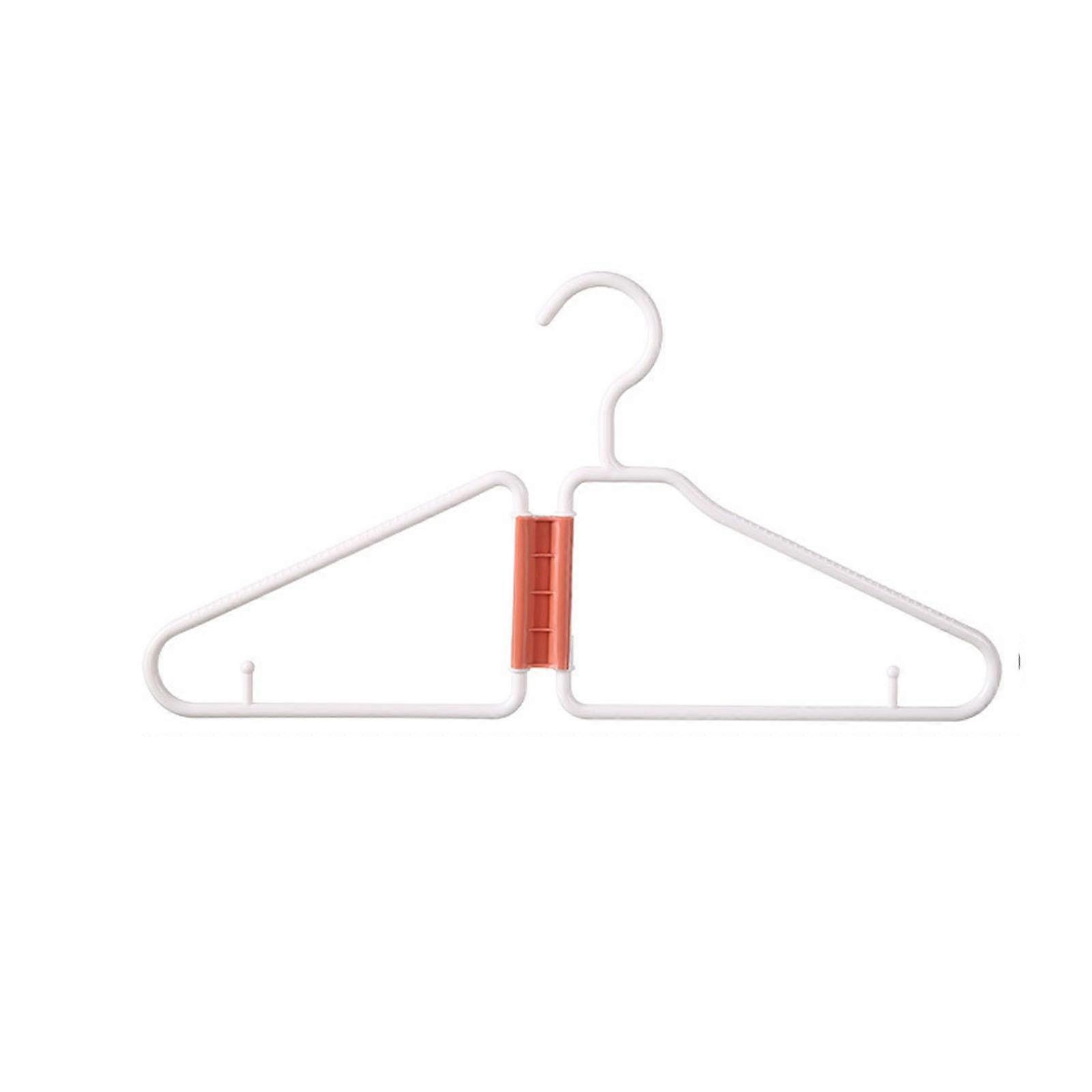 Foldable Plastic Clothes Hanger, Space Saving Clothes Hanger