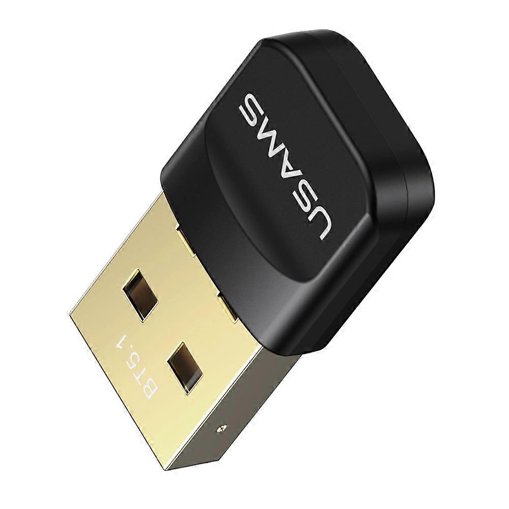 USAMS ZB321 USB Bluetooth Adapter 5.1 Version Plug and Play Compatible with Windows 8.1 10 11
