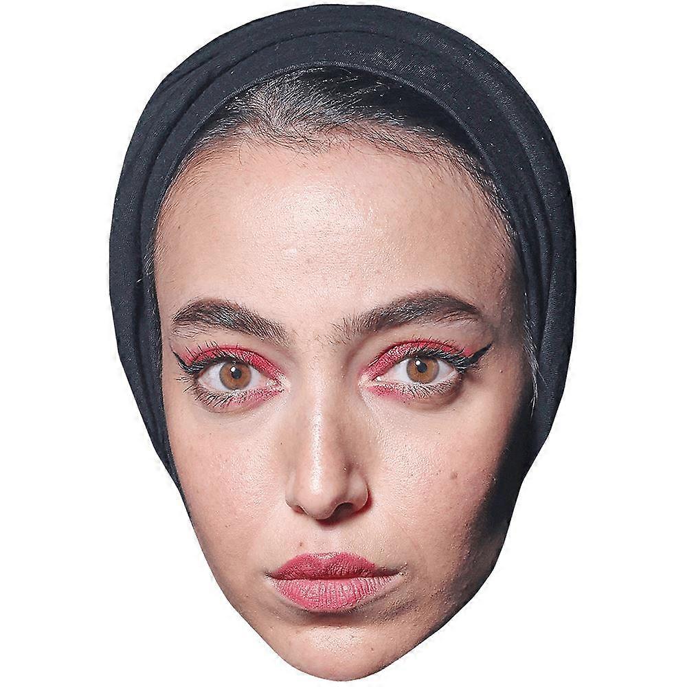 Leena Ghouti (Make Up) Celebrity Mask, Flat Card Face