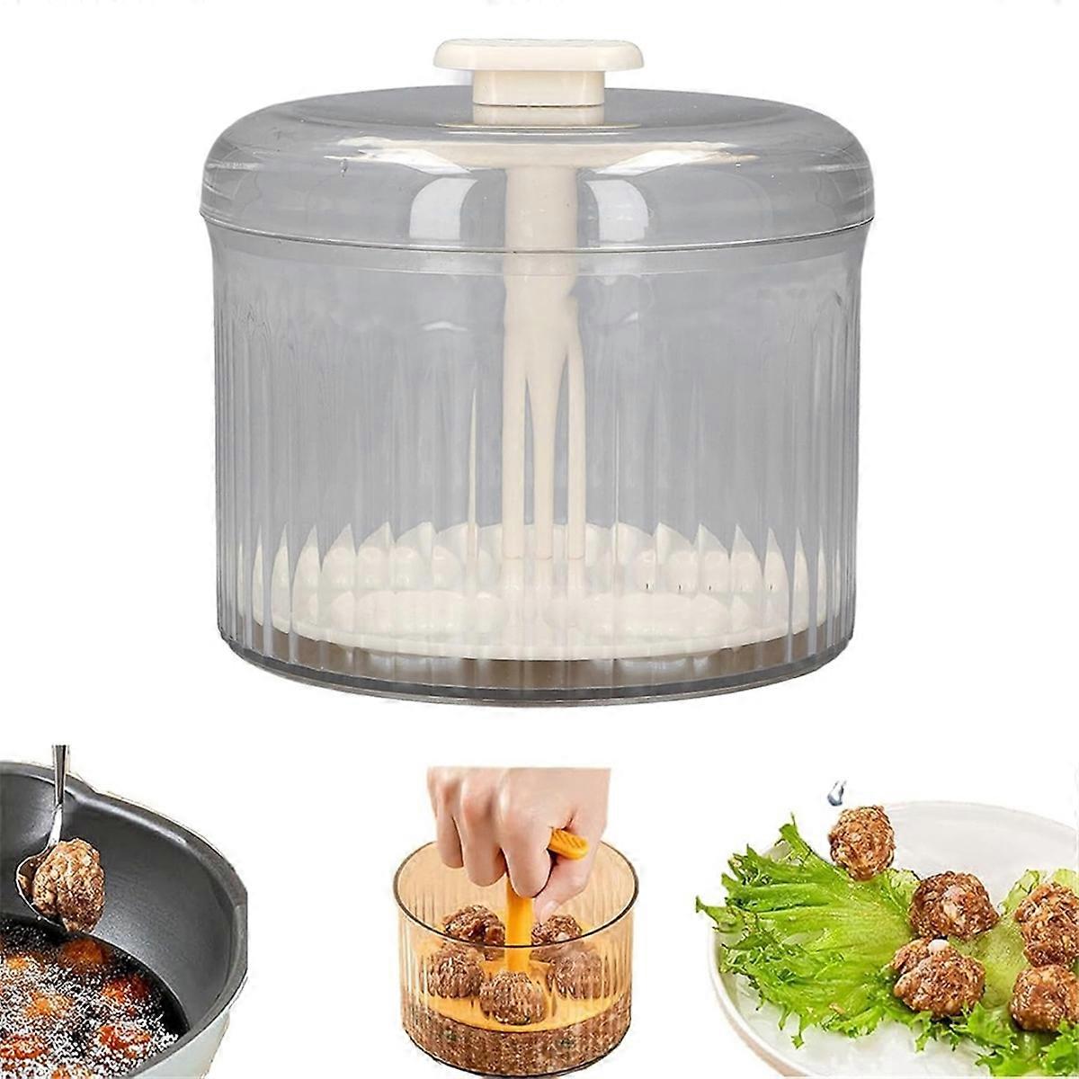 Meatball Making Tool, Manual Meatball Maker, Multifunctional Kitchen Gadget, Translucent Meatball M
