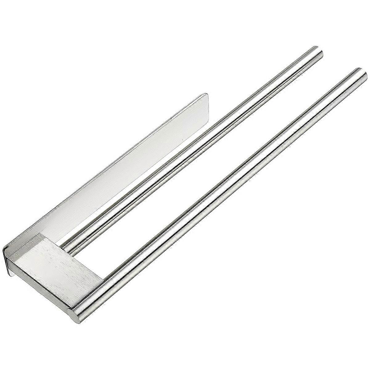 Selbstklebender doppelter Handtuchhalter für Bad oder Küche