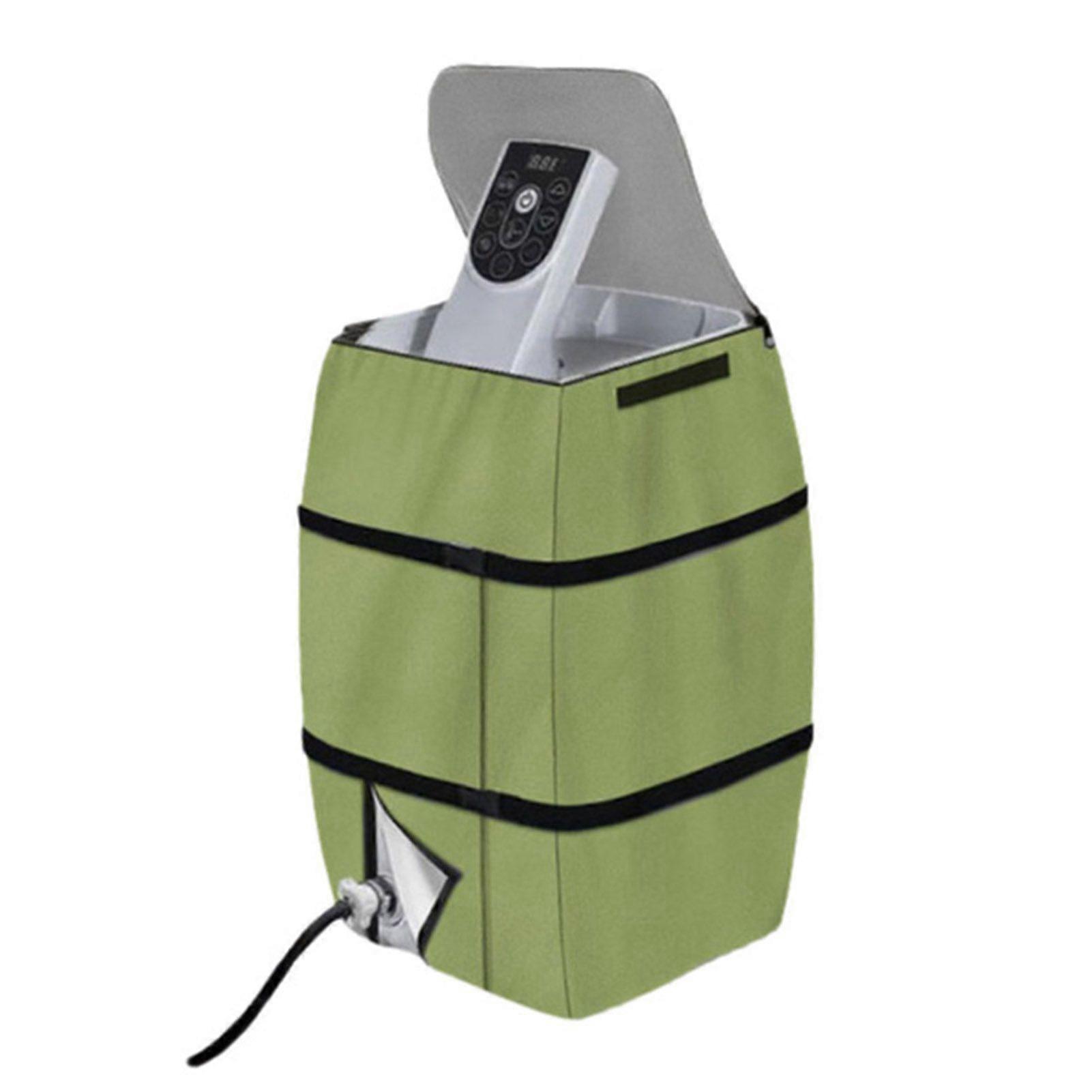 Hot Tub Spa Heater Pump Cover Inflatable Hot Tub Insulated Pump Cover with Zipper Opening And Transparent PVC Top Window for Most Spa Heater Pumps