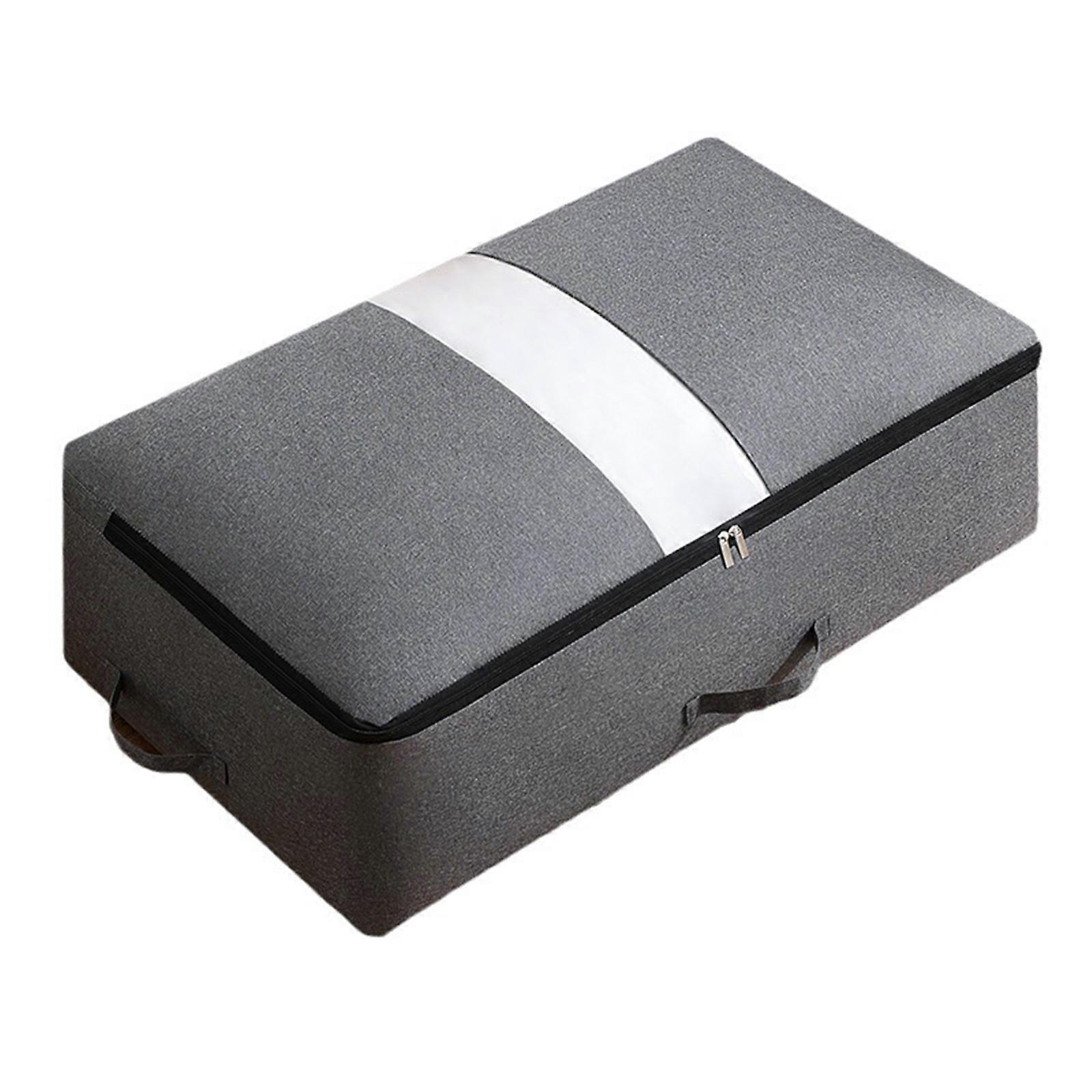 Convenient Foldable Storage Bag Convenient Double Zippers Storage Bag Clothes Pouches For Bedding And Garments  M