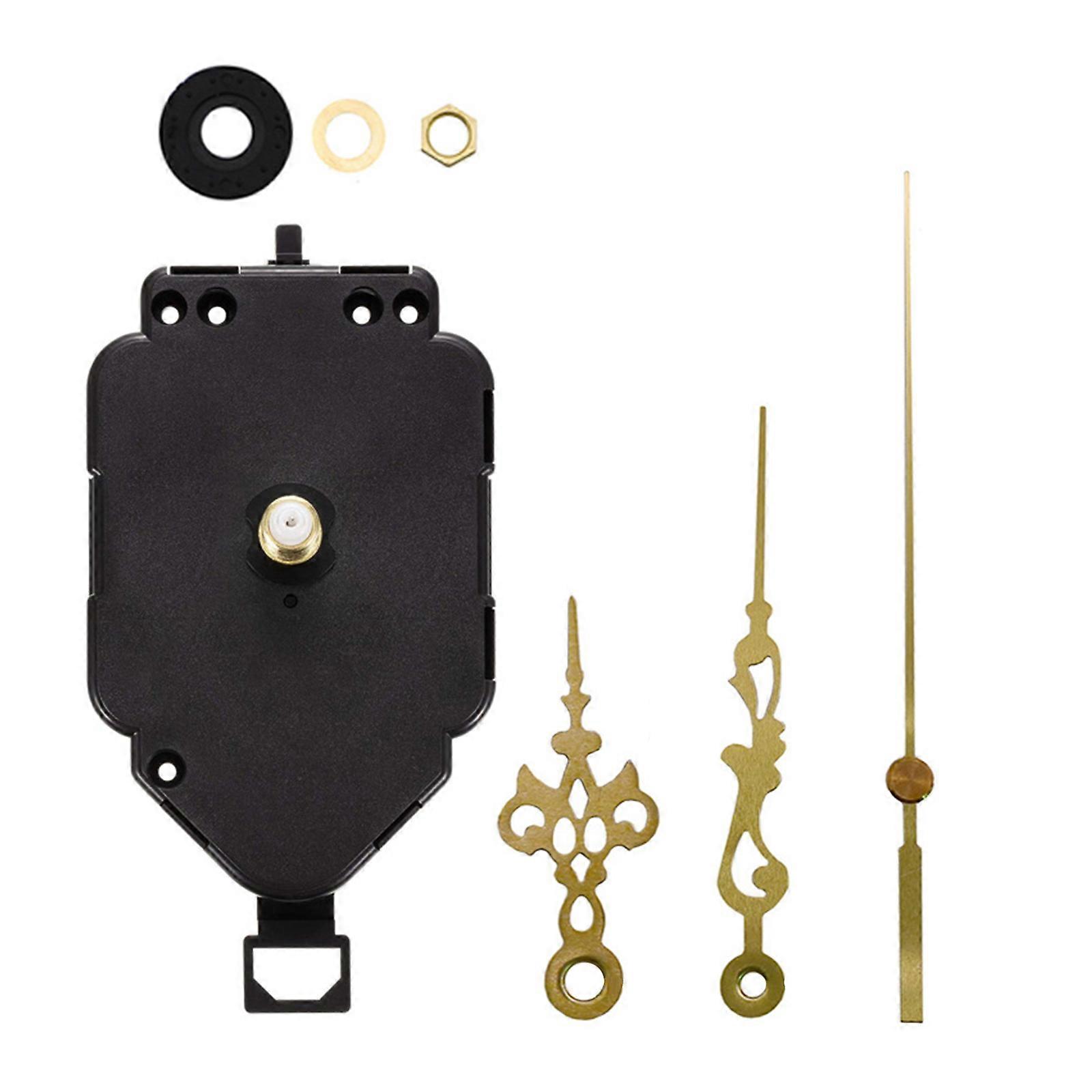 Clock Movement Set DIY Clock Repair and Handcrafting Kits with Pendulum Clockwork and Metal Pointers Gift for Kids