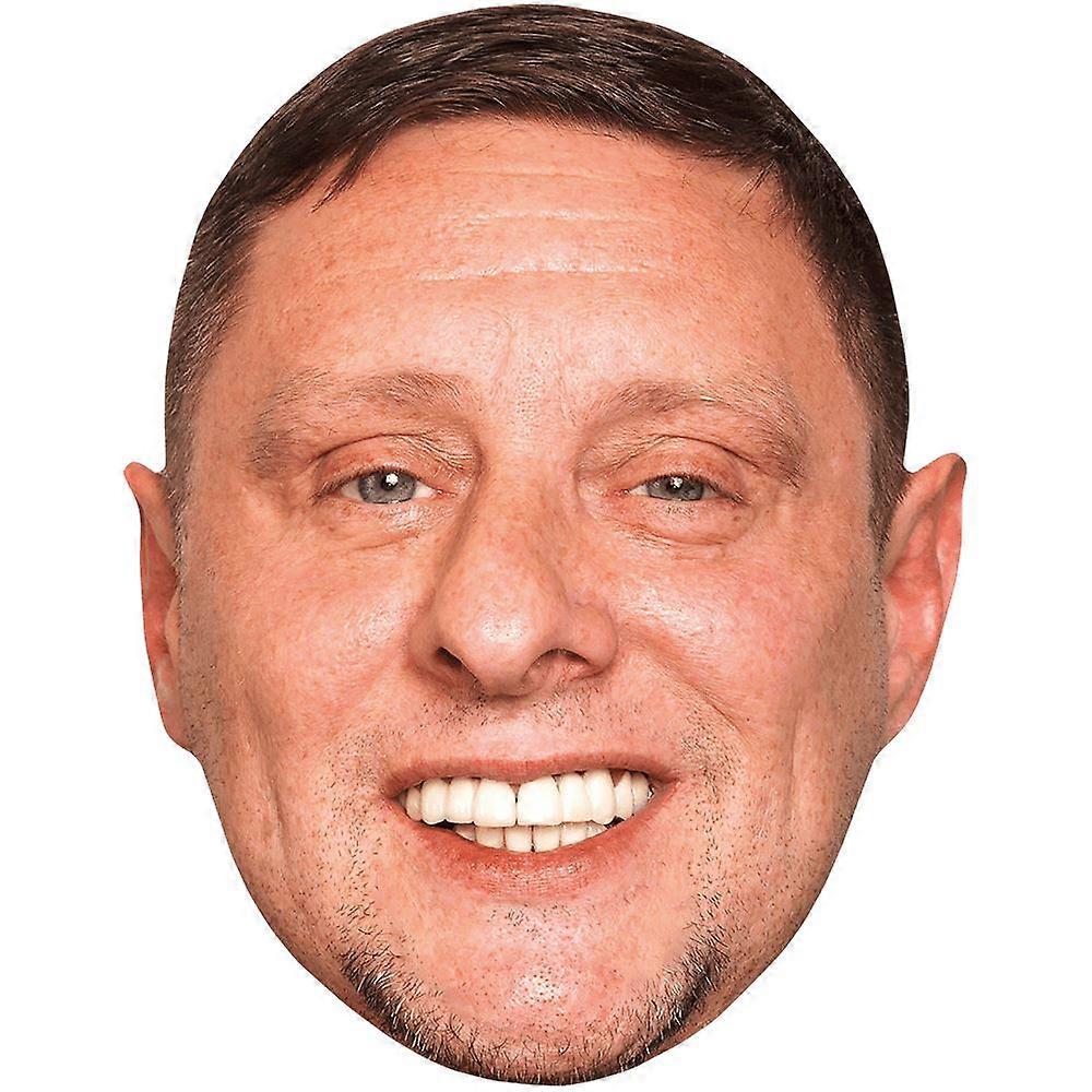 Shaun Ryder (Young) Celebrity Mask, Flat Card Face