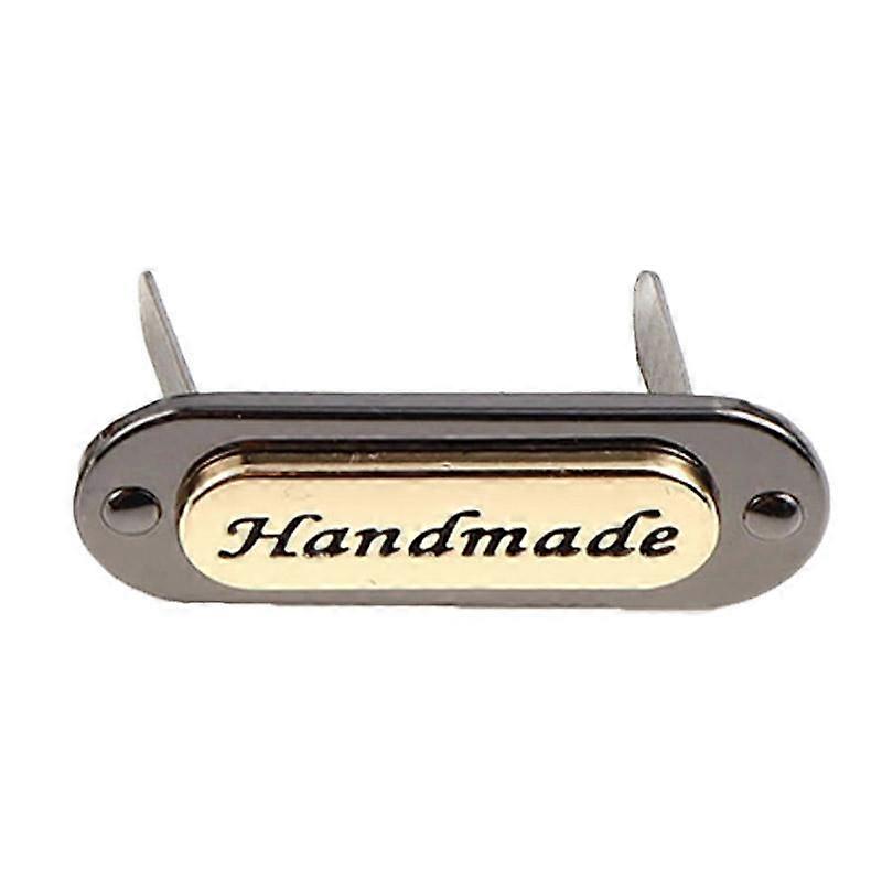 3 Sets Purse Metal Labels Tags Garment Handmade Letters Buckles Rectangle For Jeans Bags Craft