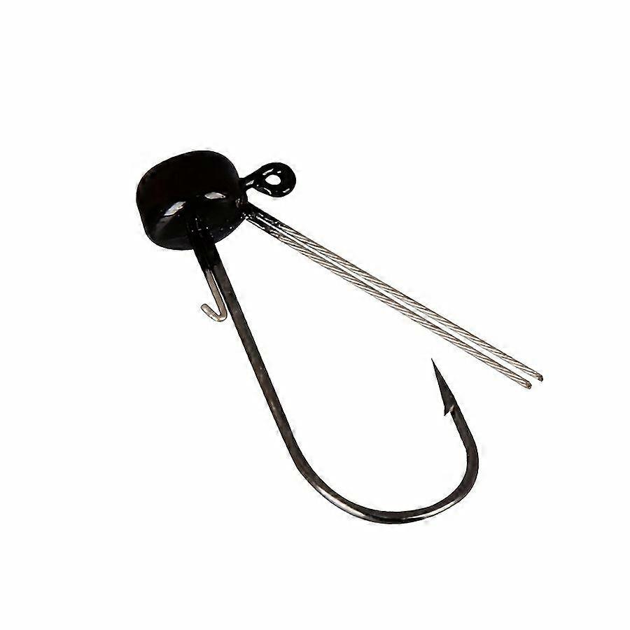 5pcs Weedless Hooks Fishing Lure Heads Snake Hooks High Carbon Fishing Accessories