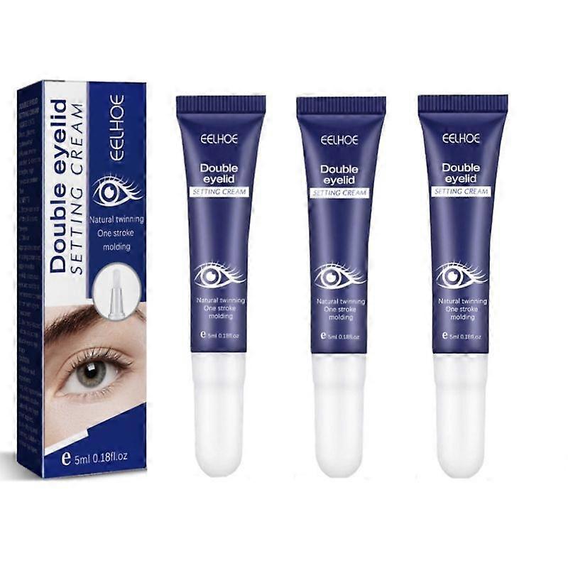 3 قطع مزدوجة غطاء العين رفع كريم التشكيل, lang wirkender unsichtbarer spurloser Kleber