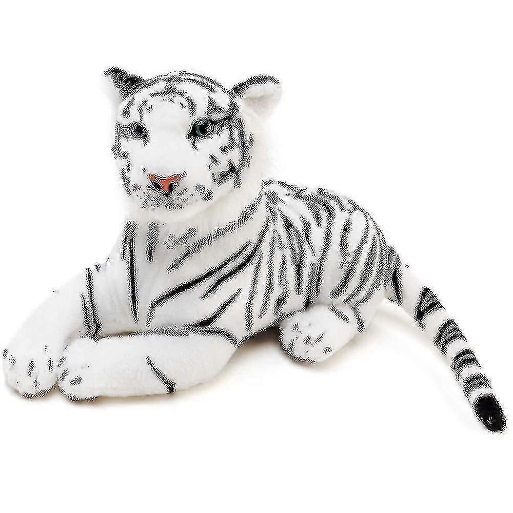 عملاق سيبيريا النمر الأبيض نابض بالحياة محشو أفخم بالحجم الطبيعي النمر هاي