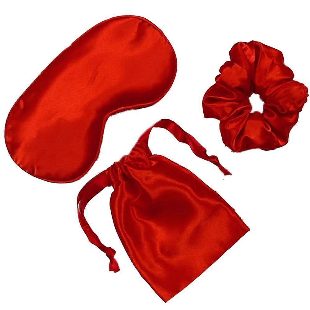 Silk Sleep Mask, Satin Eye Cover, Elastic Strap