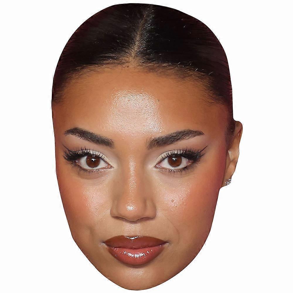 Uma Jammeh (Make Up) Celebrity Mask, Flat Card Face