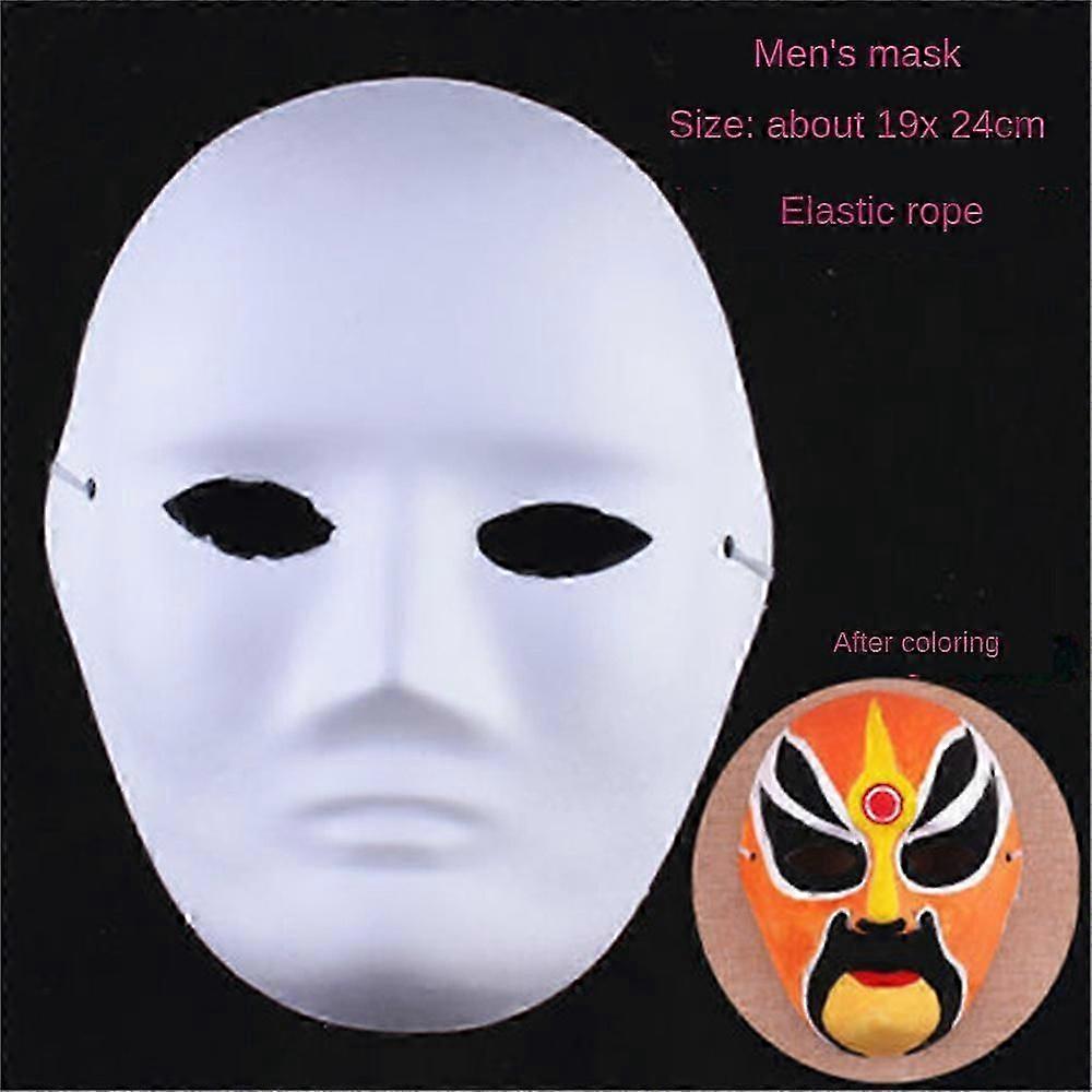 Halloween Mask Masks Made Of Plastic For Handicrafts And Painting