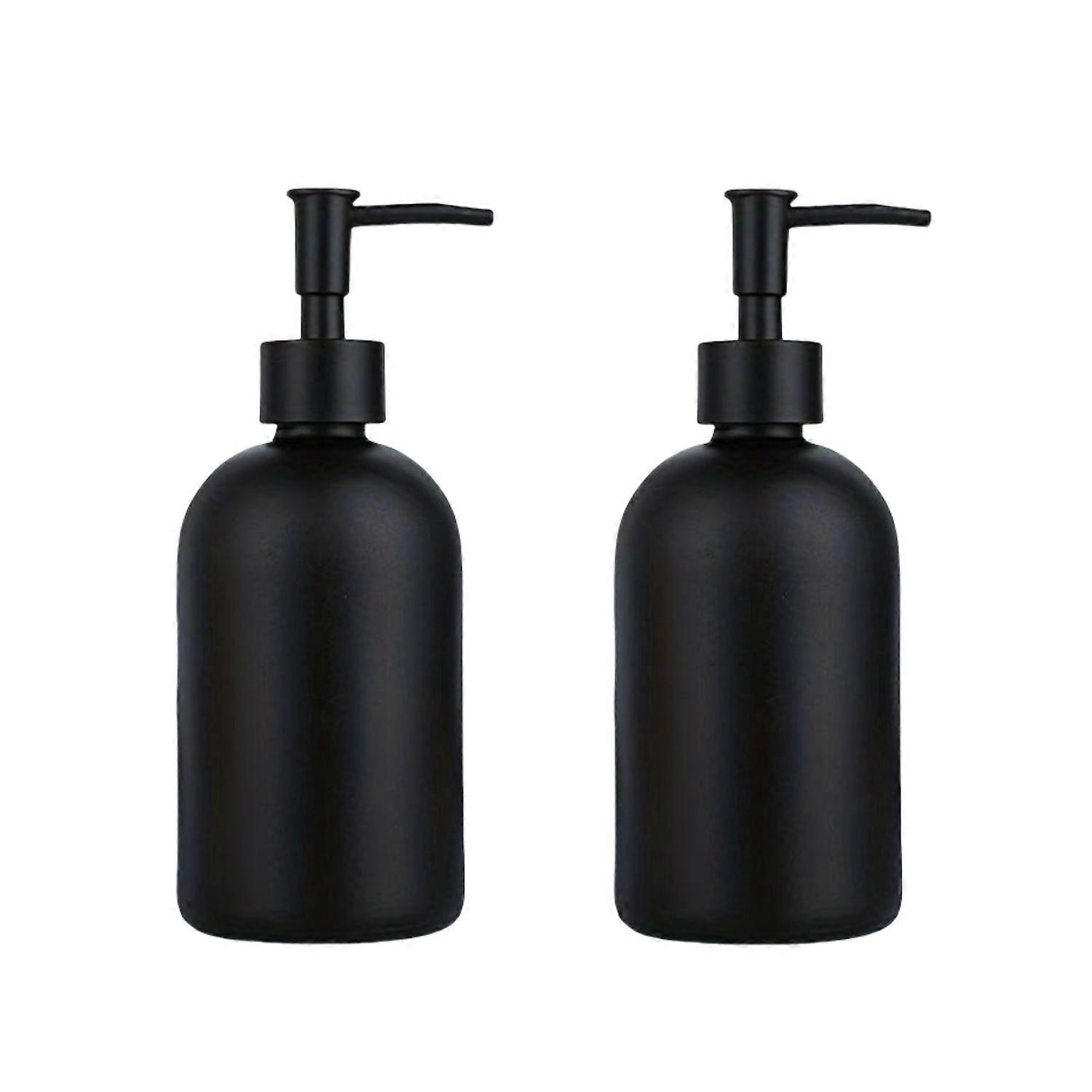 キッチンとバスルーム用の食器用洗剤ディスペンサー、2個のモダンな石鹸ディスペンサー