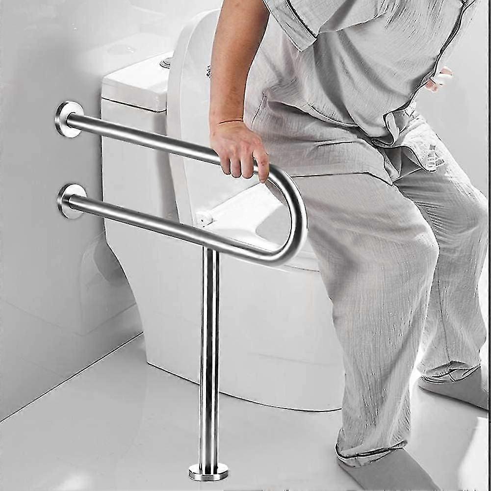 Behindertentoilette, mit Füßen, WC-Sicherheitshaltegriff, Haltegriff (unterstützt 200kg) Behindertentoilette