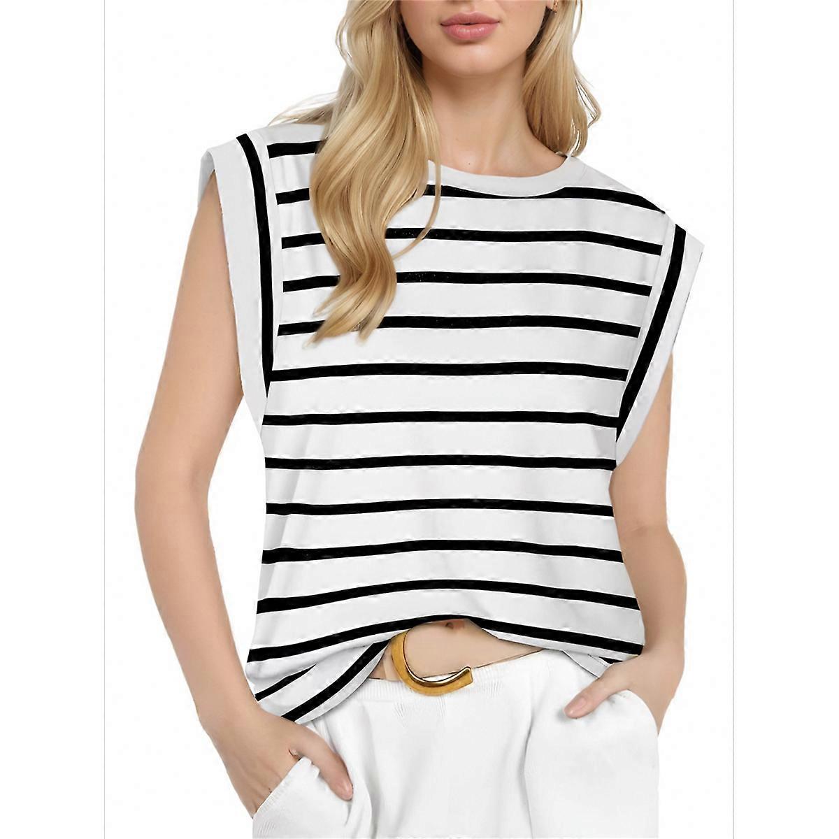 Dámské letní ležérní tílko bílé S