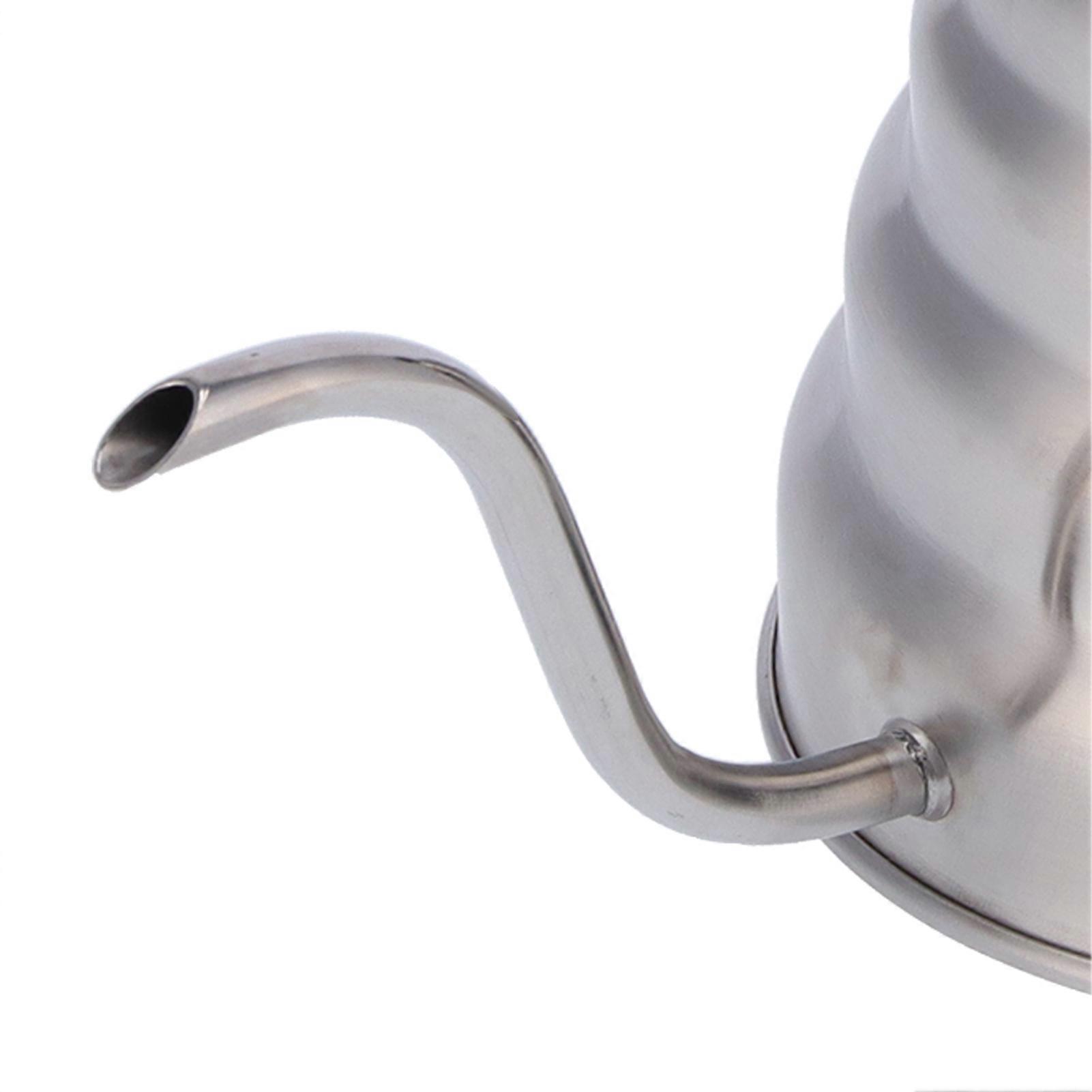 1200ML Stainless Steel Coffee Pot With Thermometer Gooseneck Hand Coffee Pot Utensils Included