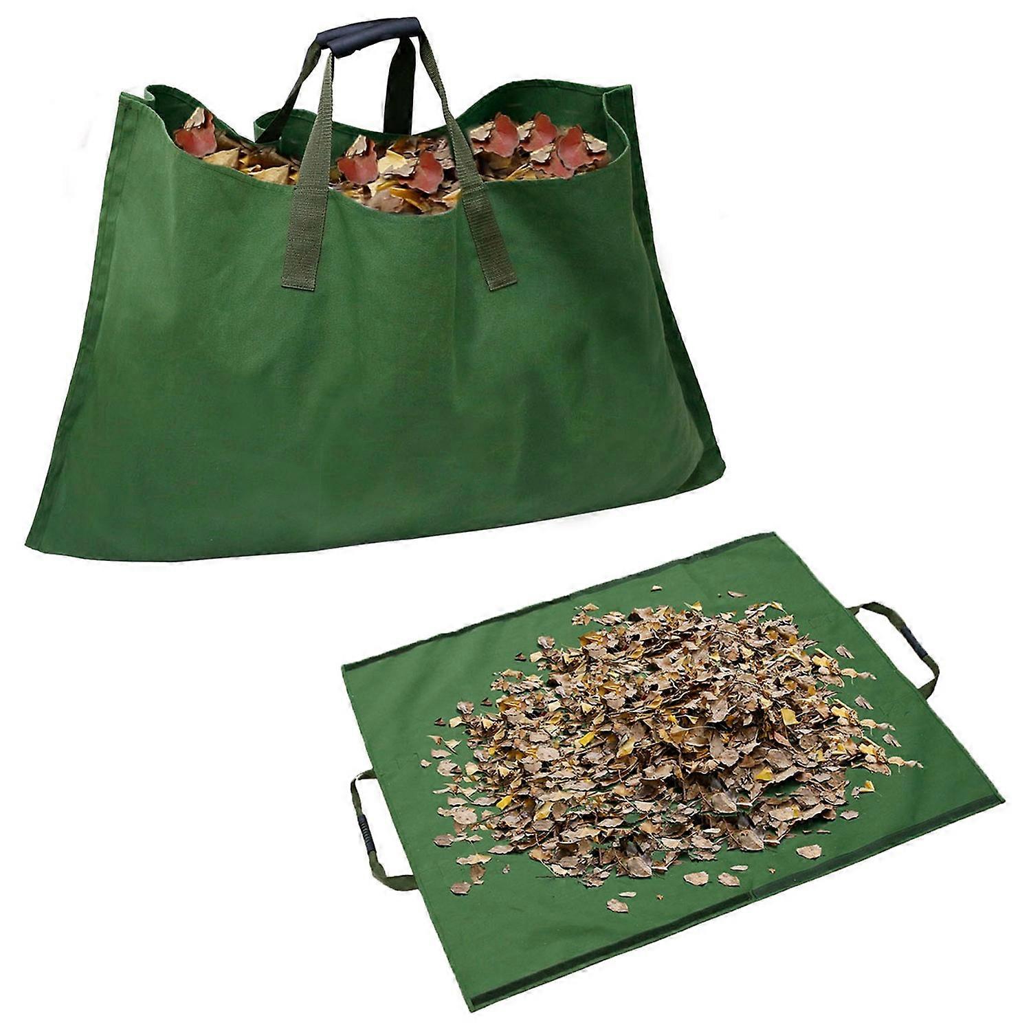 829402 Leaf Bag per la raccolta delle foglie, tela di stoccaggio dei rifiuti borsetta telo per giardino cortile
