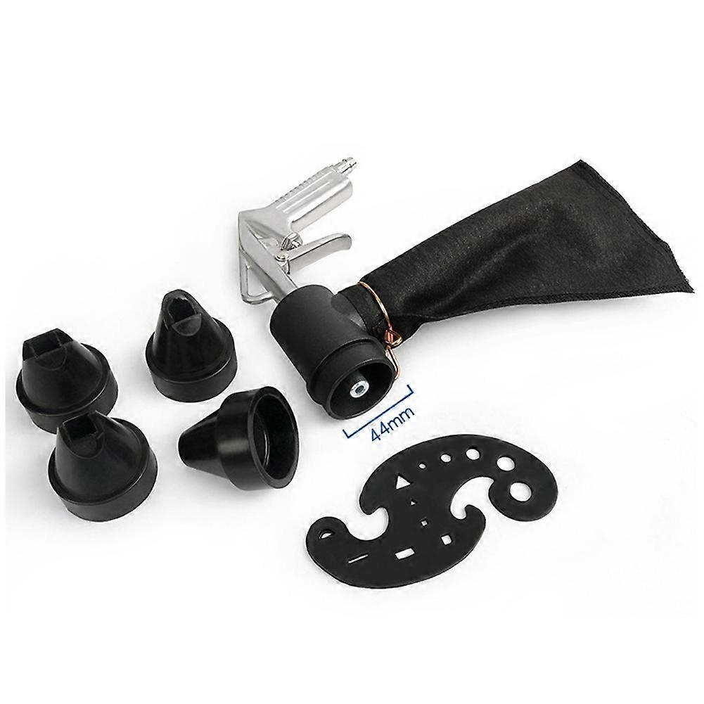 6-Piece Pneumatic Sandblasting Tool Kit Portable Sand Blasting Machine Set Versatile Sandblaster Han