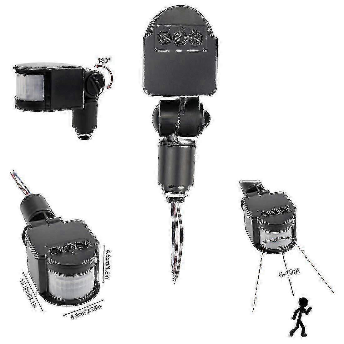 5pcs Outdoor Pir Dc 12v Automatic Infrared Pir Motion Sensor Switch For Led Flood Light