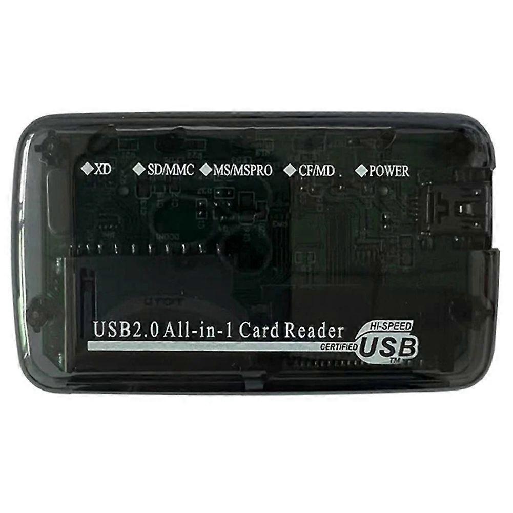 USB 2.0 Card Reader Dongle MS TF M2 XD SD Memory Card Writer 480Mbps View Data Transfer Adapter Plug Play A