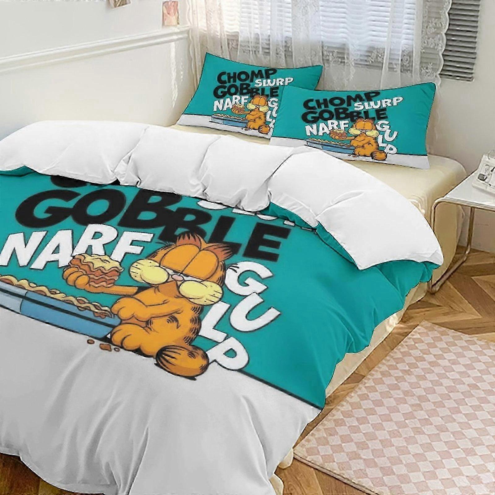 Soft 3-Piece Twin Bedding Set with Thicken Comforter Pillow Shams and Bed Sheets for All Seasons by v7273