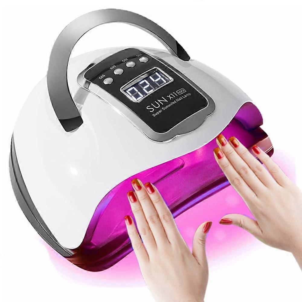 Professional UV LED Nail Dryer for Gel Polish with Auto Sensor, Fast Curing, 48W, Compatible with Fingernails and Toenails