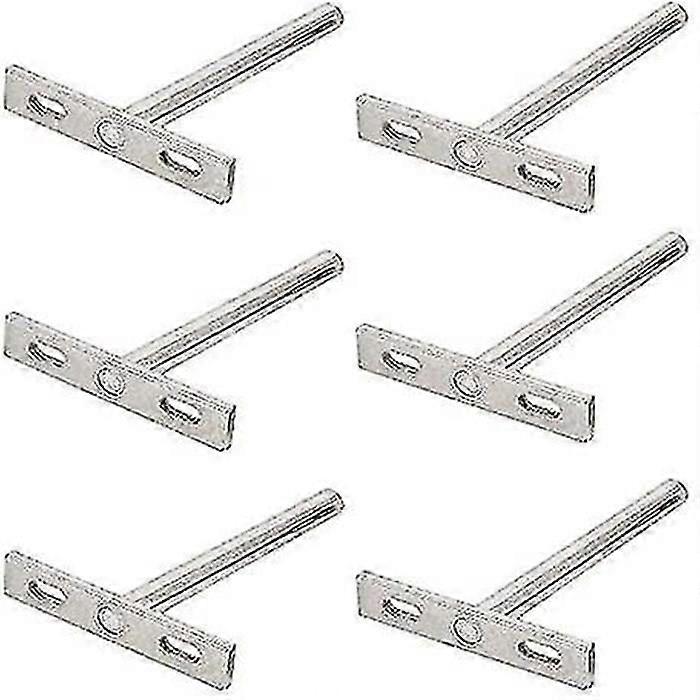Premium Galvanized Steel Floating Shelf Brackets - 6-Piece Set for Stylish Wall Decor & Space-Saving Solutions