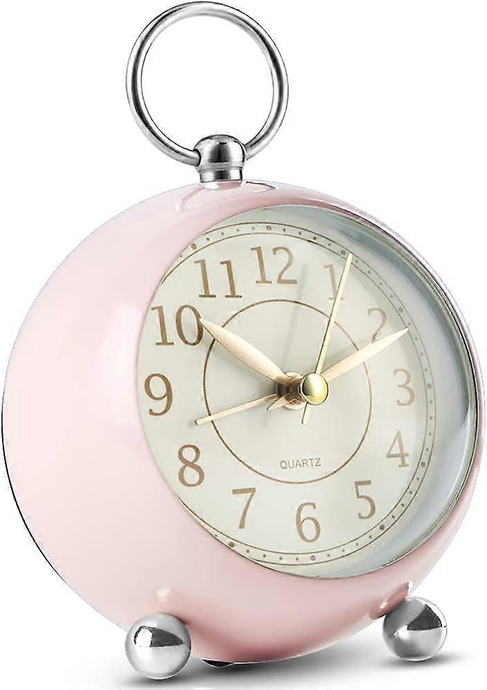 Silent Bedside Clocks Battery Operated Non Analogue Alarm Clock Loud Vintage Alarm Clocks with Light Large Display