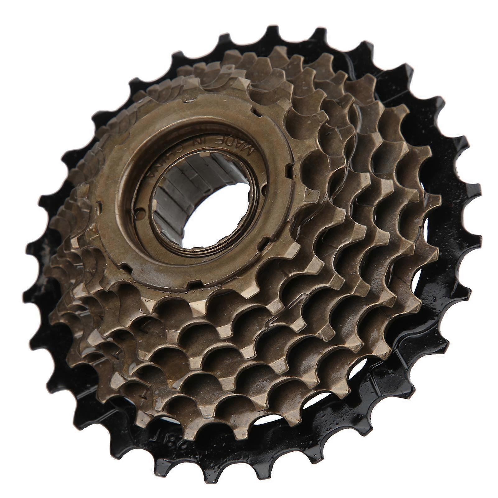 MEIJUN 7 Speed Threaded Freewheel 14‑28T Mountain Bike Freewheel Threaded Hub Type Replacement