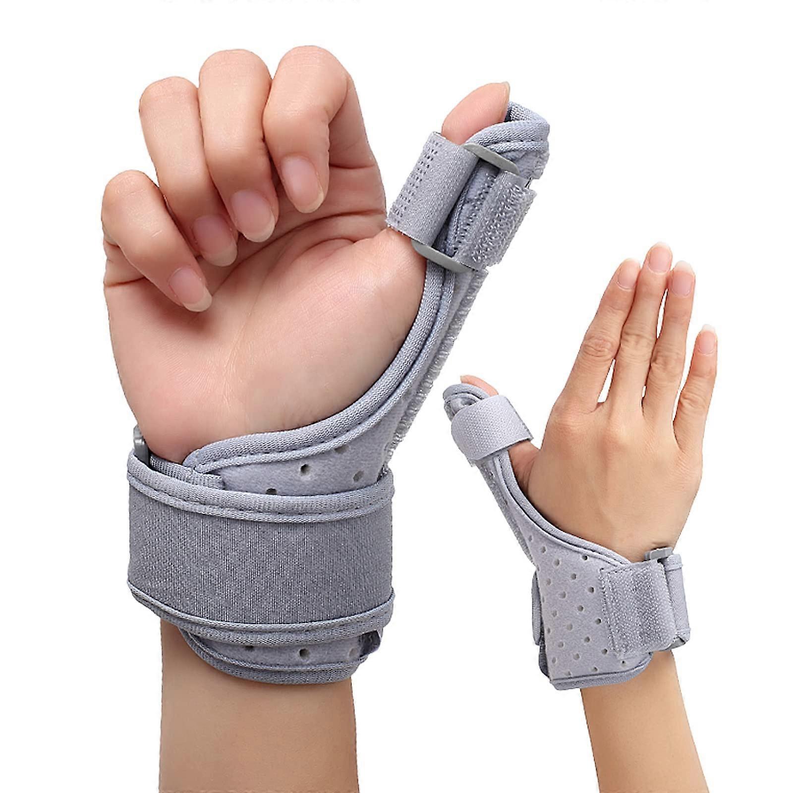 Recyclable thumb and wrist support for sprains, hands, arthritis, tendonitis, blackberry thumb