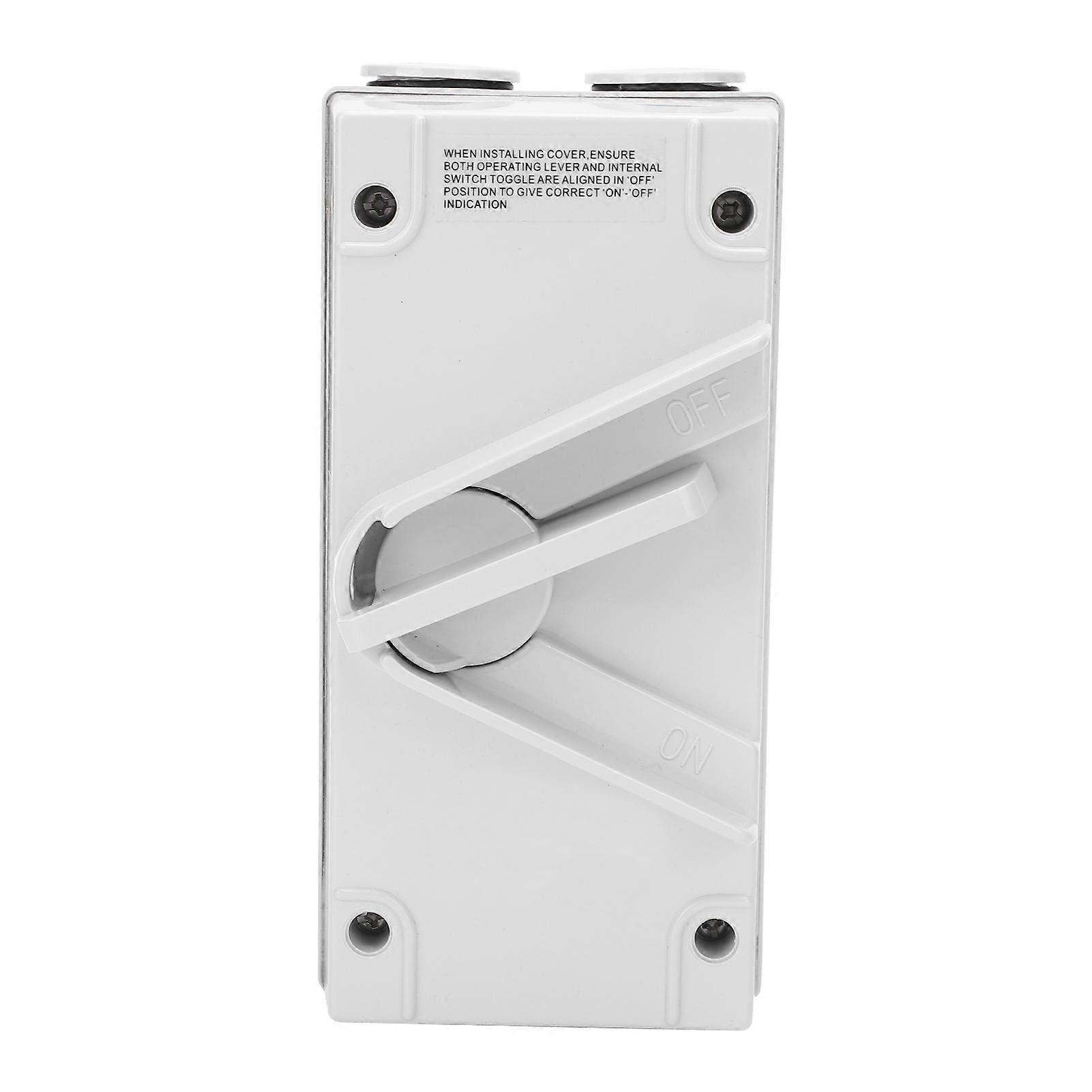 Single Phase 2P Waterproof Isolating Switch Manual Type Flame Retardant Switch AC440V(CF2P35A 35A )