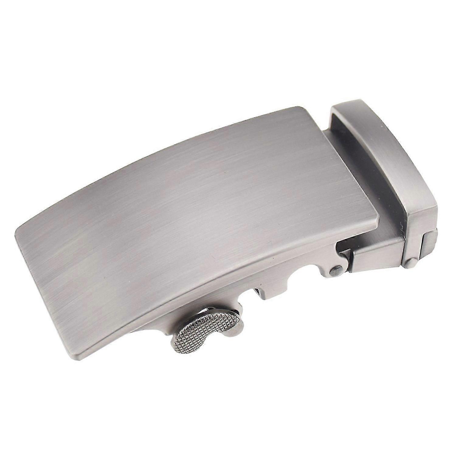 Herrbältesspänne med automatiskt spärrspänne i läder