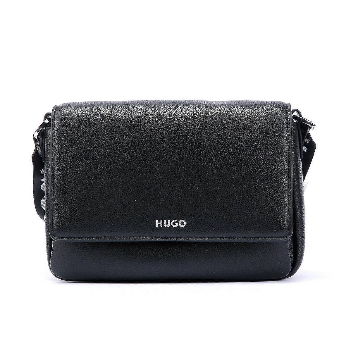 Hugo Bel Shoulder PVC Women's Black Cross Bag