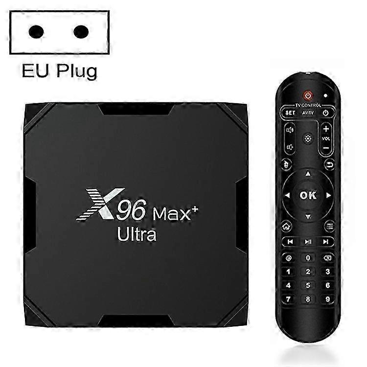 X96 Max+ Ultra 4GB+32GB Amlogic S905X4 8K Smart TV BOX android 11.0 Media Player, Plug Type:EU Plug 