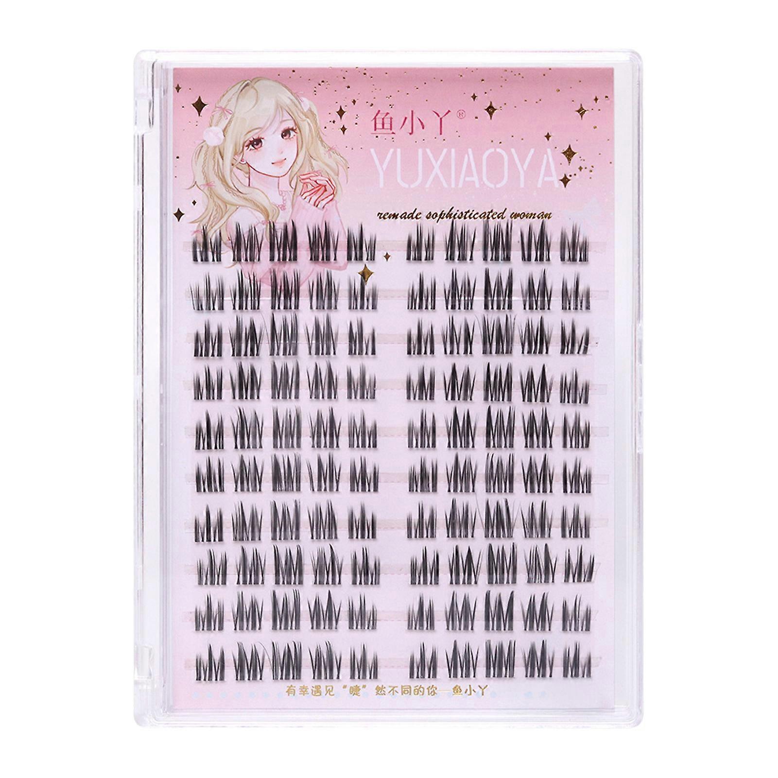 Black 3D Effect Individual Lashes DIY Thin Band Resuable Lashes