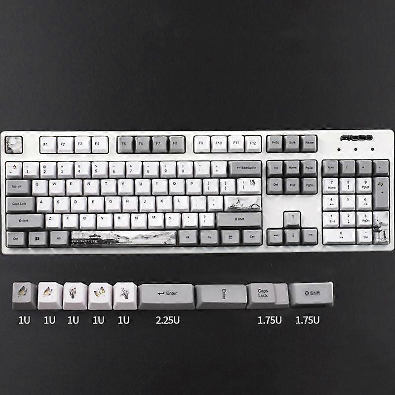 Thick PBT OEM Keycaps Full Set for Mechanical Keyboard Keycaps PBT Sublimation