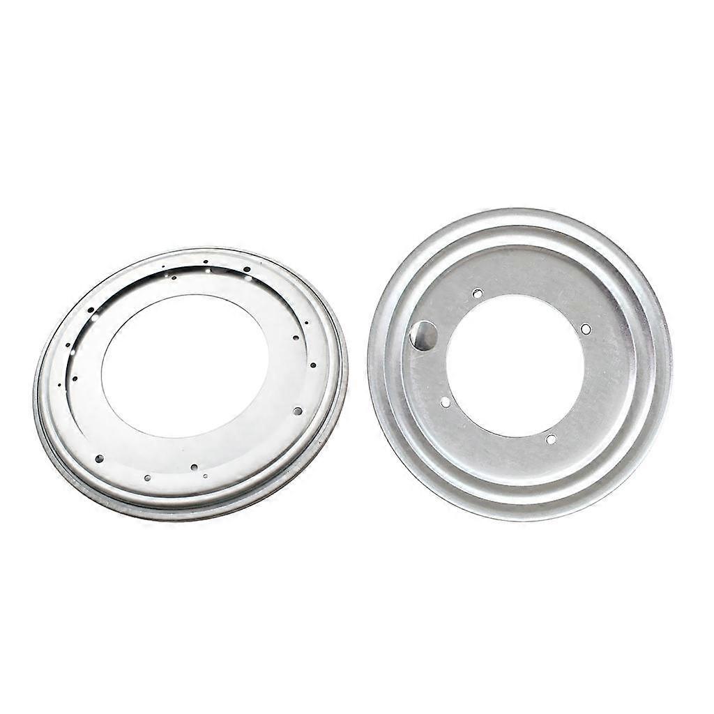 2x Mesa Giratória Giratória de 6 Polegadas, 12 Polegadas Redonda com Rolamento de Esferas de Metal