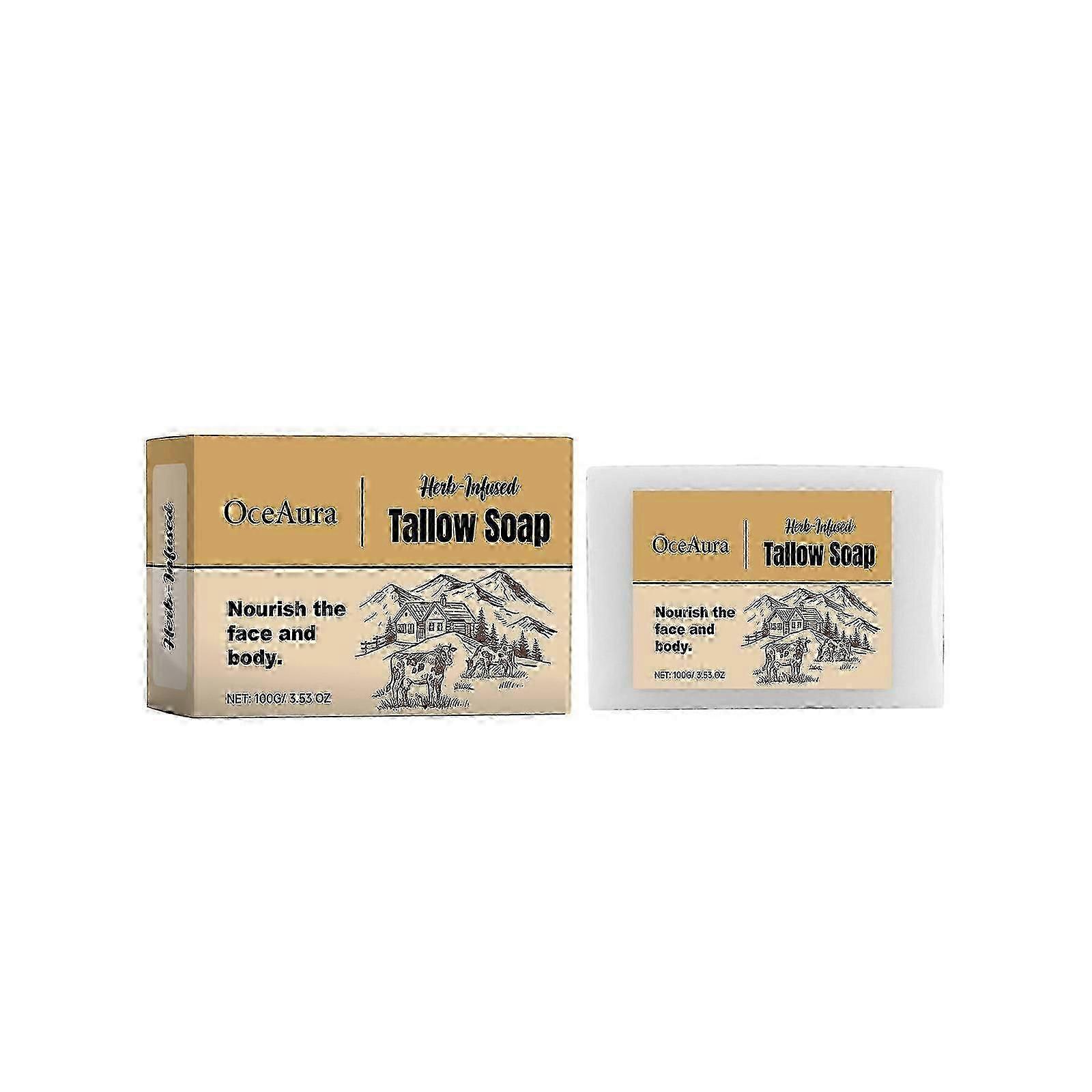 Milk Flavored Tallow Soap Moisturizes And Cleanses Pores With Bath Soap For Delicate Skin