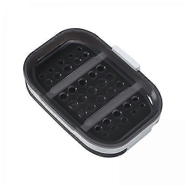 Modern Soap Dish Set with Drainage Tray - Pack of 6