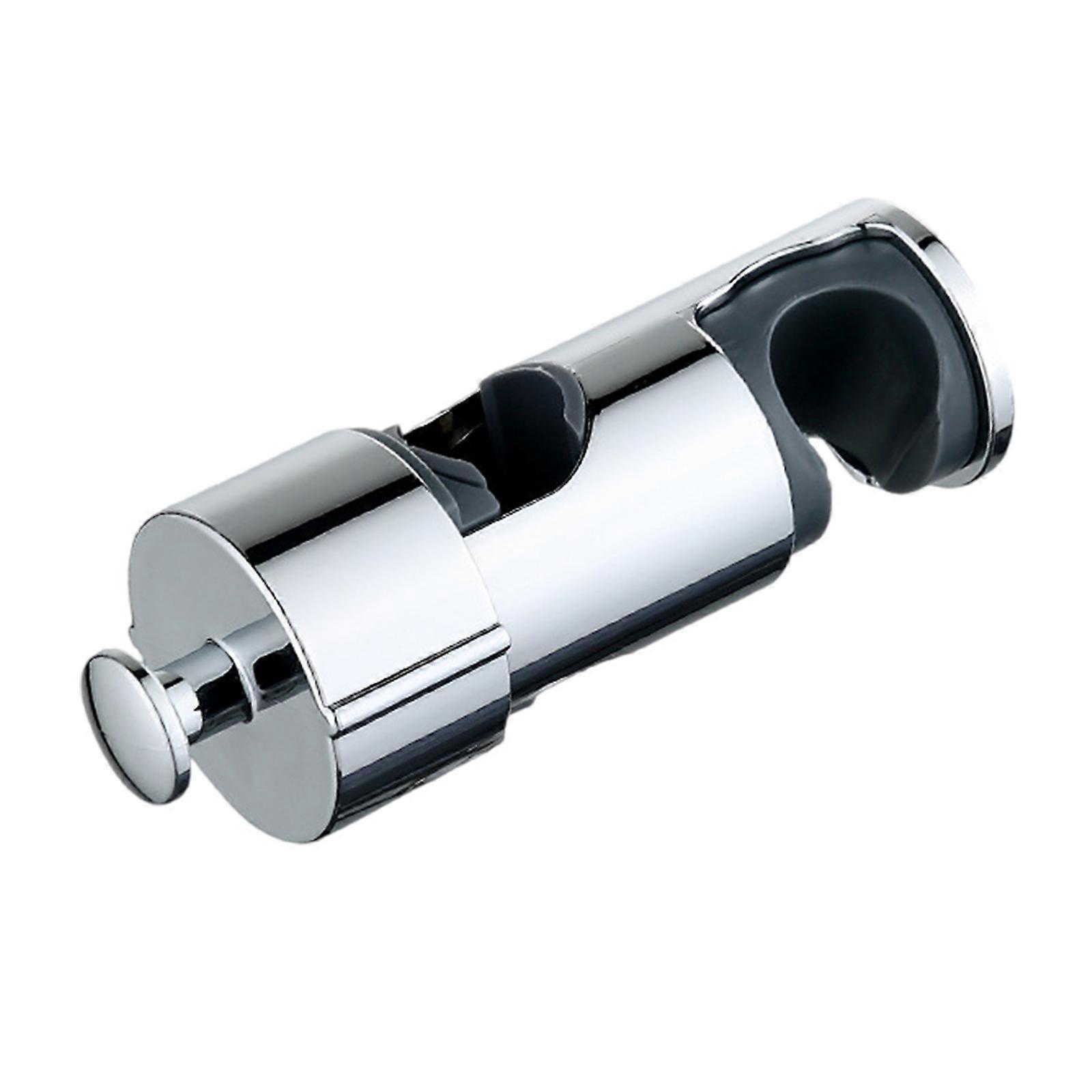 Adjustable Sprayer Fixed Base Replacement Risers Rail Brackets 360 Degree Rotating Sprayer Holder Bathroom Accessories bright silver