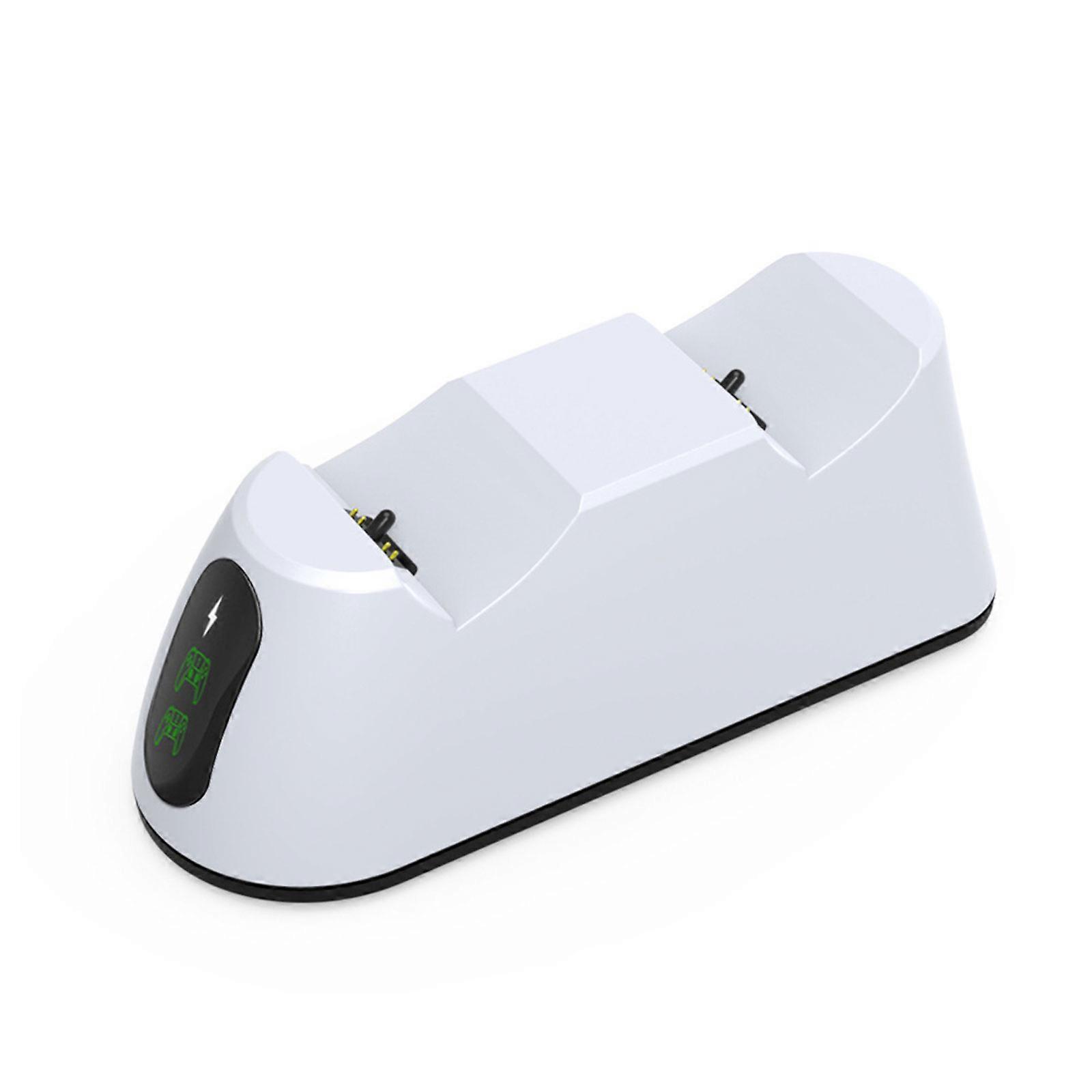 Double Charger for Wireless Game Controller Charger Fast Charging Station Dock Charging Adapters with LED Indicator Multicolor