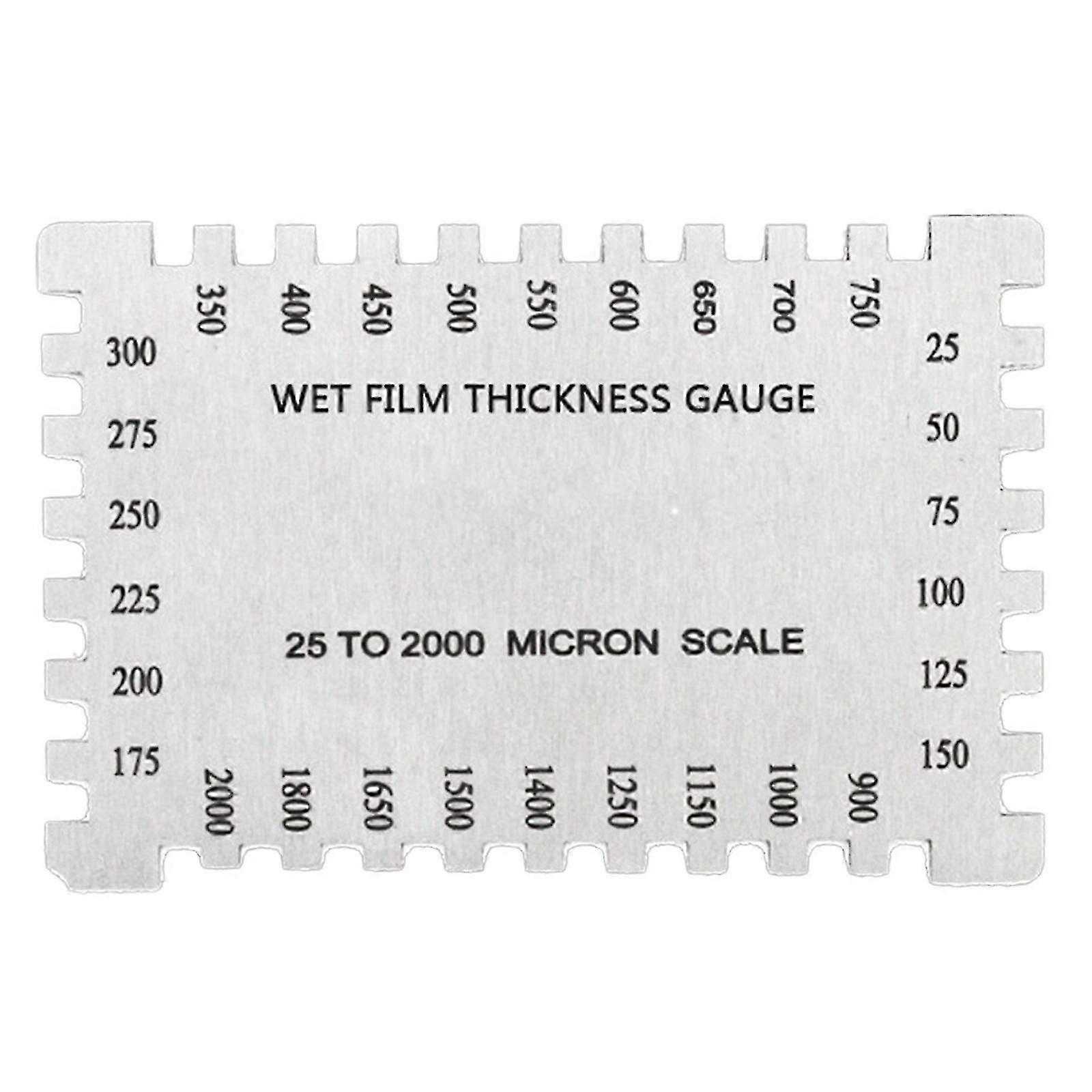 25-3000um Thickness Gauge High Precision Hexagon Wet Film Comb Accuracy 0.05mm