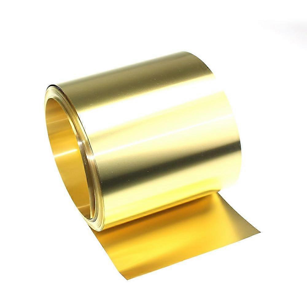 brass foil rolls, high thermal conductivity, 0.1x200x300mm
