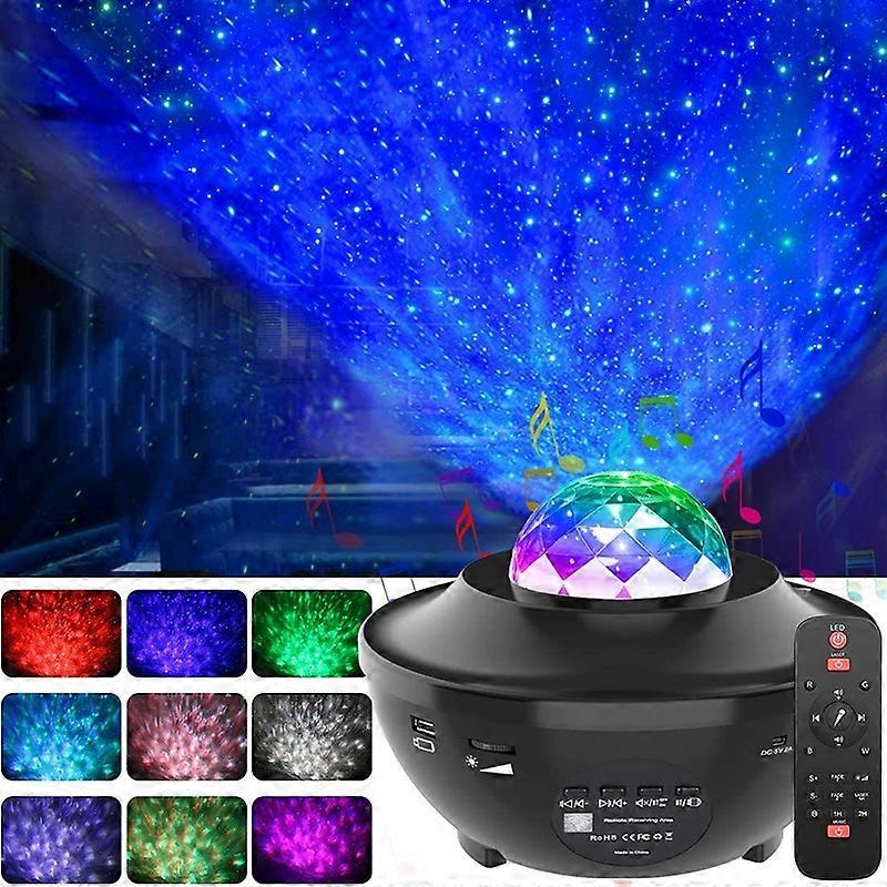 Starry Night Lamp Light Bluetooth-compatible Remote LED Star Light Projector Light