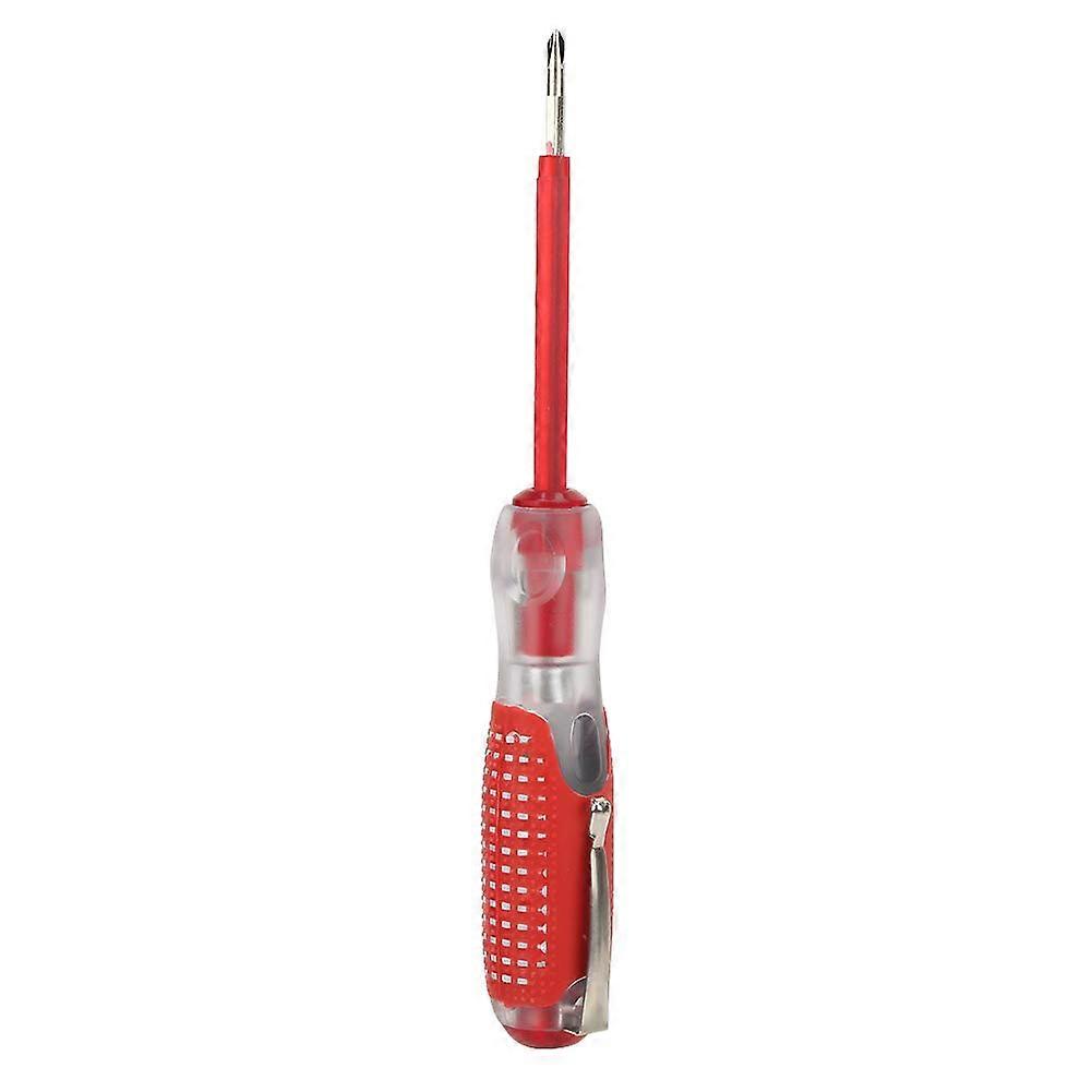 100-500V Slotted Pin AC Test Pen Screwdriver for Electrical Testing, Precision Electronic Test Pencil, Insulated Test Tool