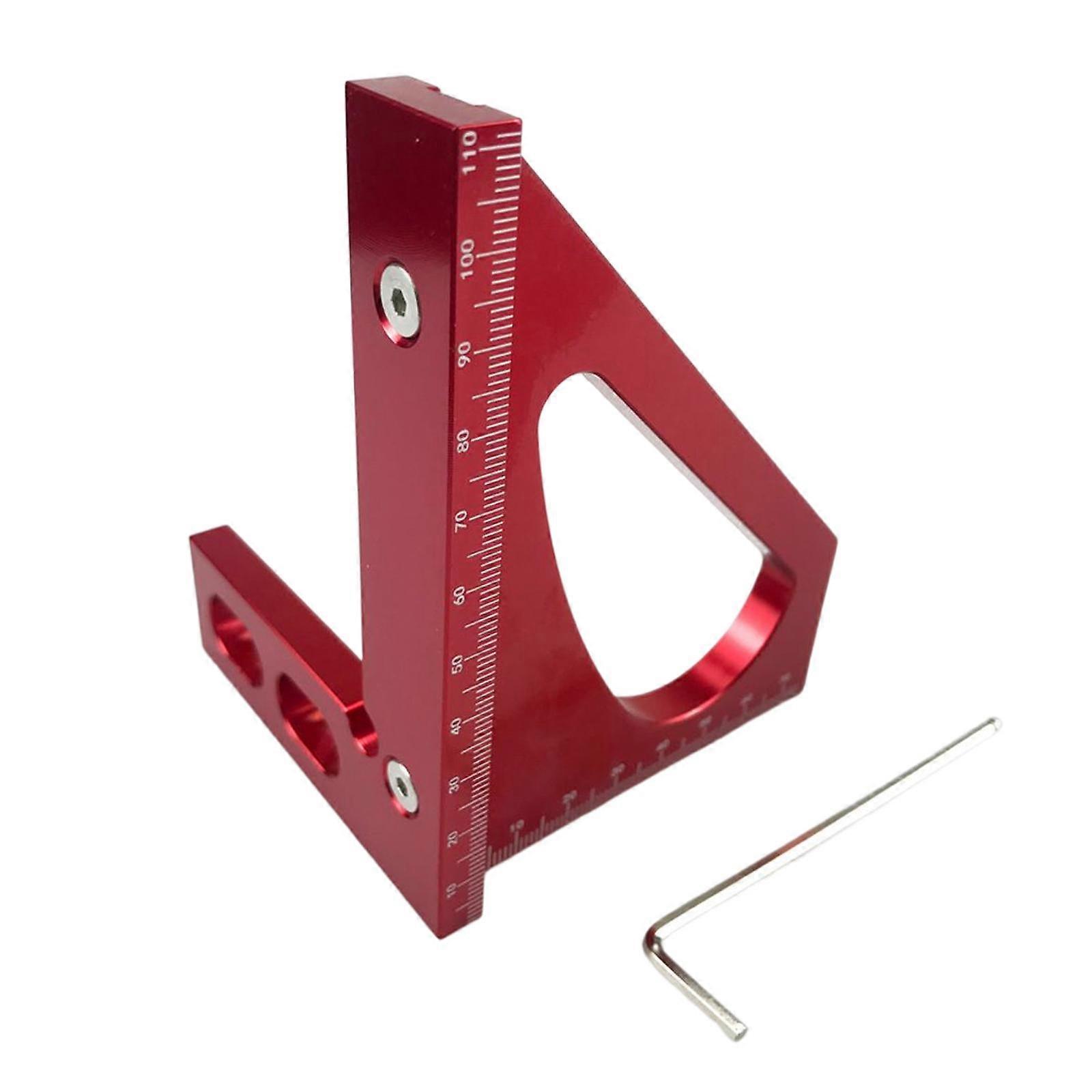 Aluminum Alloy Angle Ruler Measuring Gauging Tool Woodworking for Carpentry
